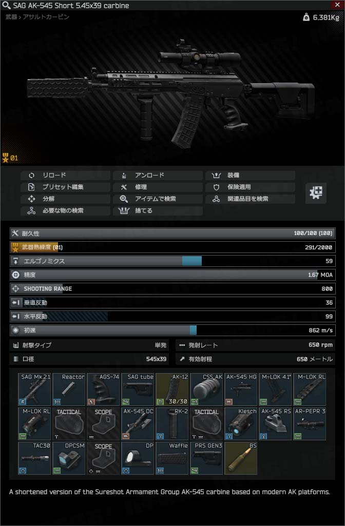 AK-545-Short_反動カスタム