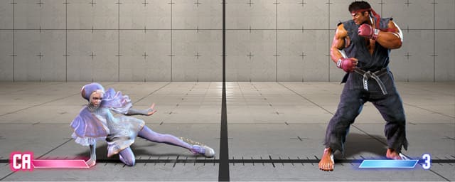 しゃがみ中K2中K