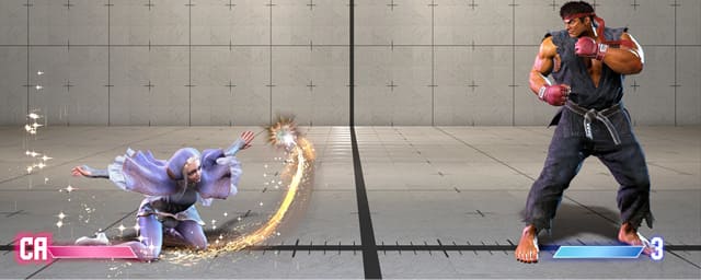 しゃがみ強P2強P